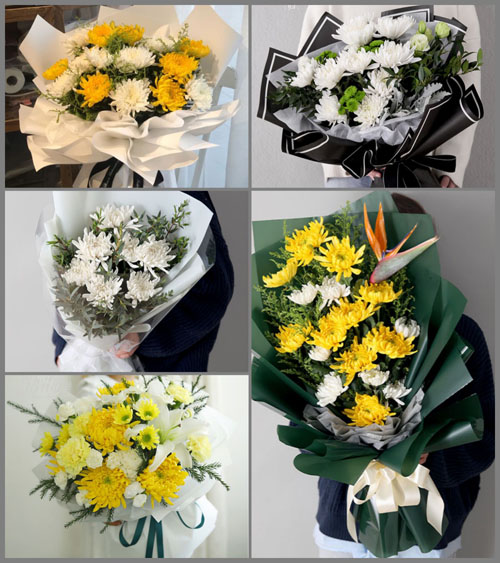 广东汕头市潮南区陈店镇白事花束代送